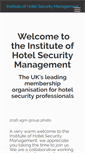 Mobile Screenshot of hotelsecuritymanagement.org